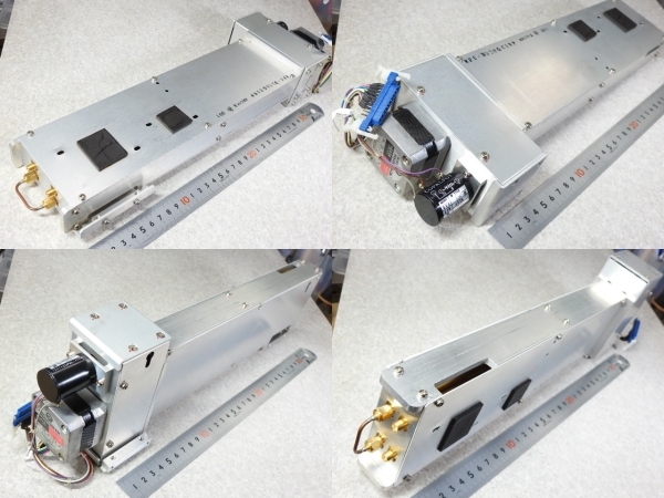 【HPマイクロ波】　ヒロセ電機 HLS-JJ-11 同軸ラインストレッチャー 可動長75mm DC-10GHz 50W SMA(F) 直列4連ユニット 現状渡しジャンク品_画像8