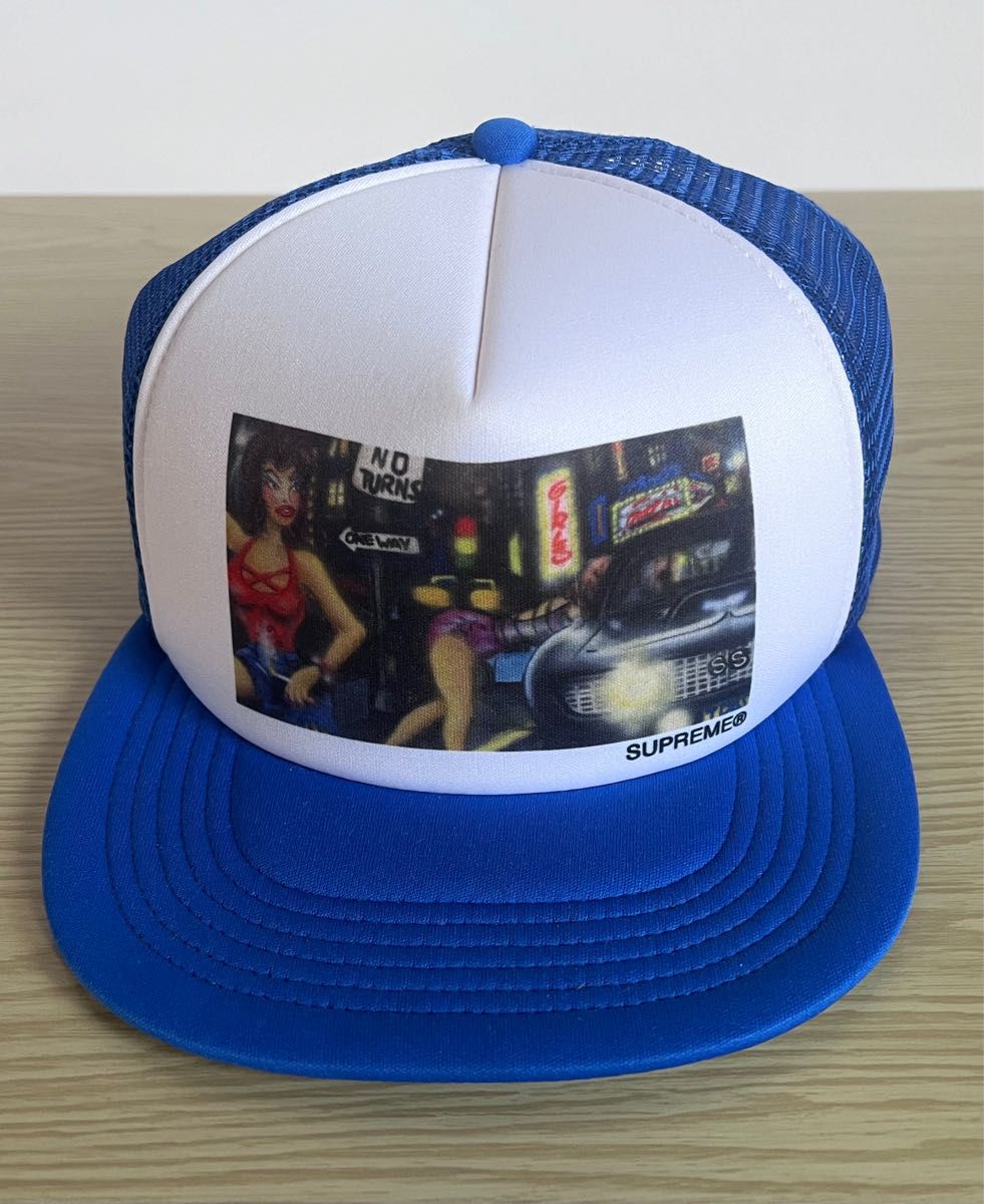 Supreme Lady Pink Mesh Blue シュプリーム キャップ 希少カラー