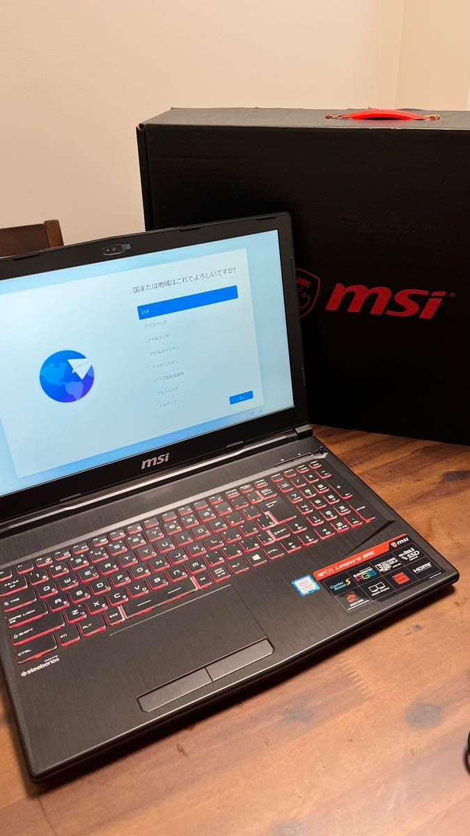 価格相談歓迎 MSI ノートパソコン-