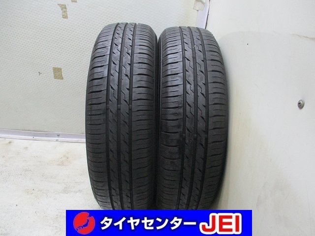 165-70R14 8.5分山 イエローハット エコファイン 2021年製 中古タイヤ【2本】送料無料(M14-5348）の画像1