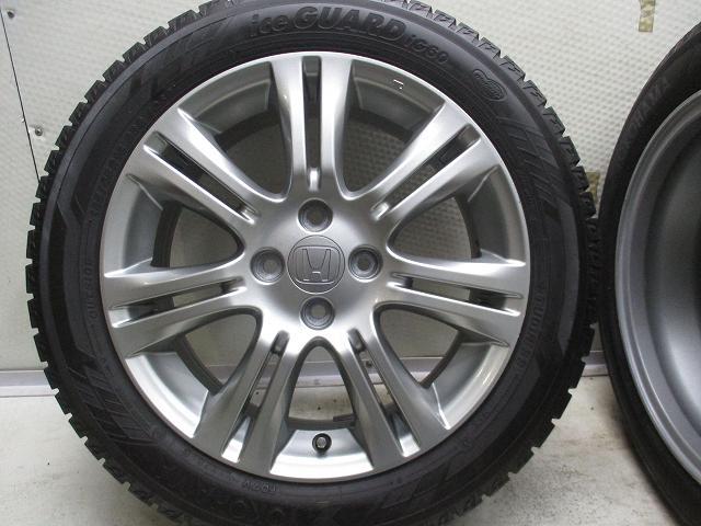 16インチ ホンダ フィット純正 185/55R16 6J+53 100 IG60 GE8 RS 中古スタッドレスタイヤアルミホイール【4本セット】送料無料(SA16-3767）_画像4