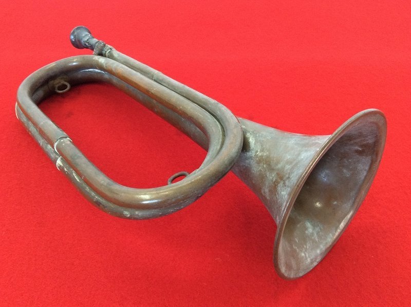 [ Vintage / brass instruments / view gru/ signal trumpet /../. army ...] festival . row ..