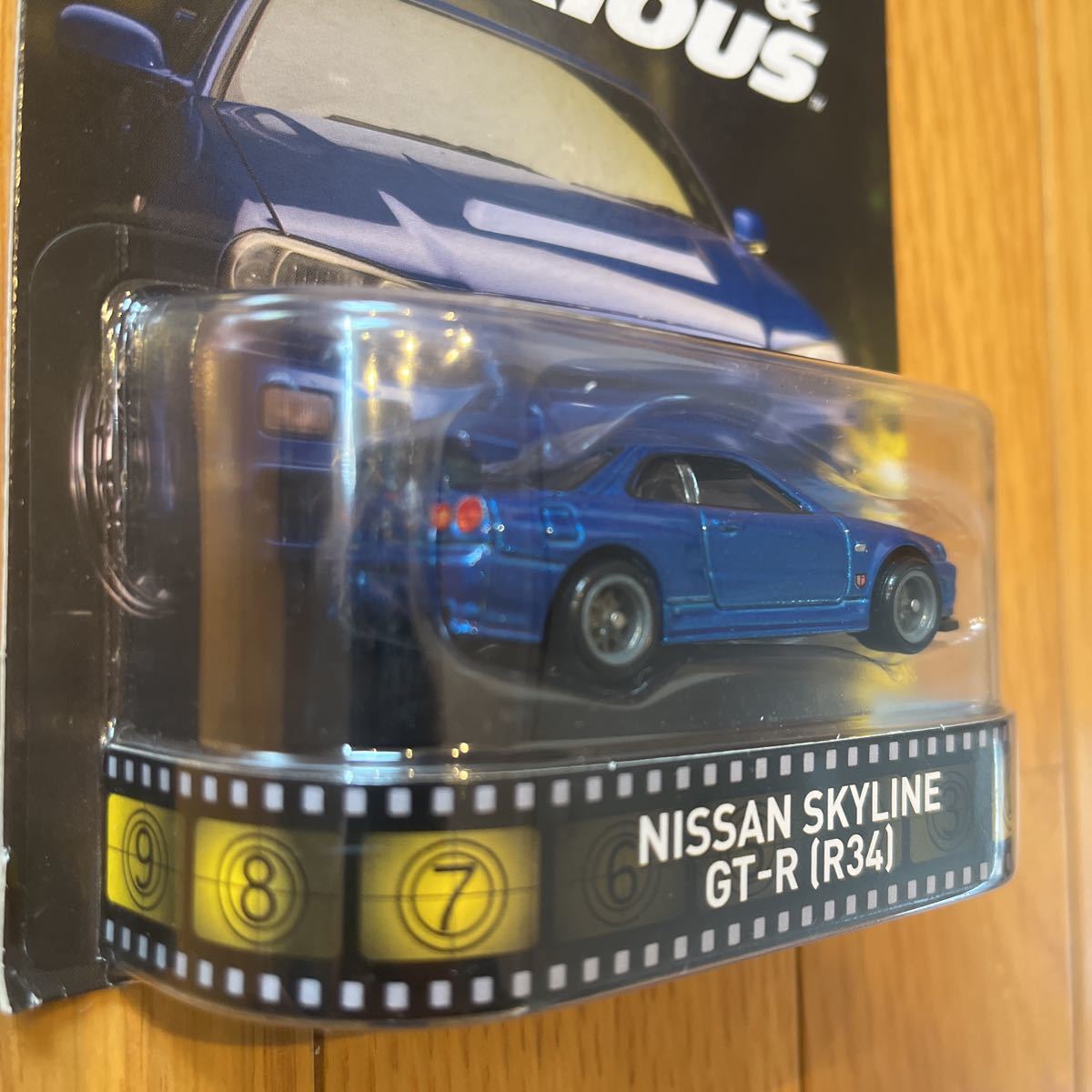 レトロエンターテイメント ホットウィール Hot wheels FAST＆FURIOUS ワイルドスピード Nissan ニッサン Skyline スカイラインGT-R (R34)_画像5