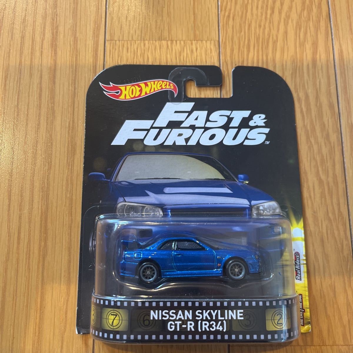 レトロエンターテイメント ホットウィール Hot wheels FAST＆FURIOUS ワイルドスピード Nissan ニッサン Skyline スカイラインGT-R (R34)_画像1