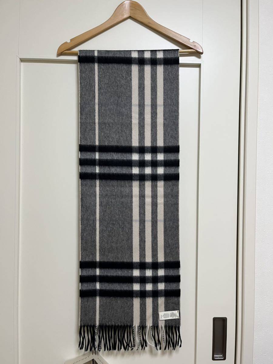 BURBERRY バーバリー マフラー カシミア100% タグ付き未使用品 BURBERRY バーバリー マフラー カシミア100% タグ付き未使用品
