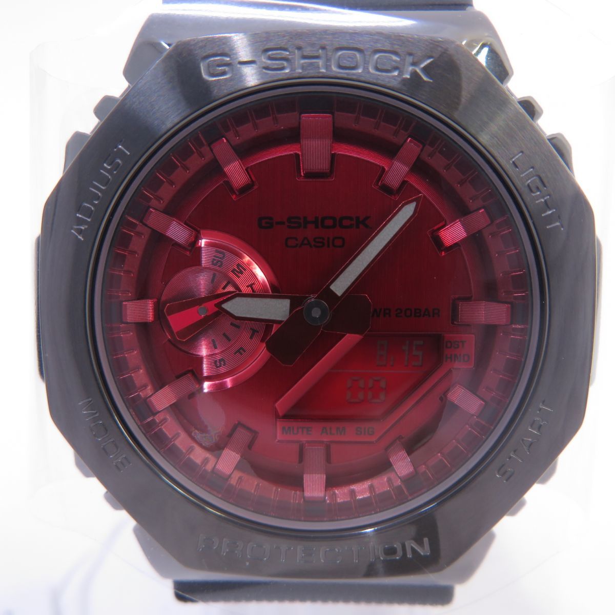 160s【未使用】CASIO カシオ G-SHOCK Metal Covered GM-2100B-4AJF クオーツ 腕時計