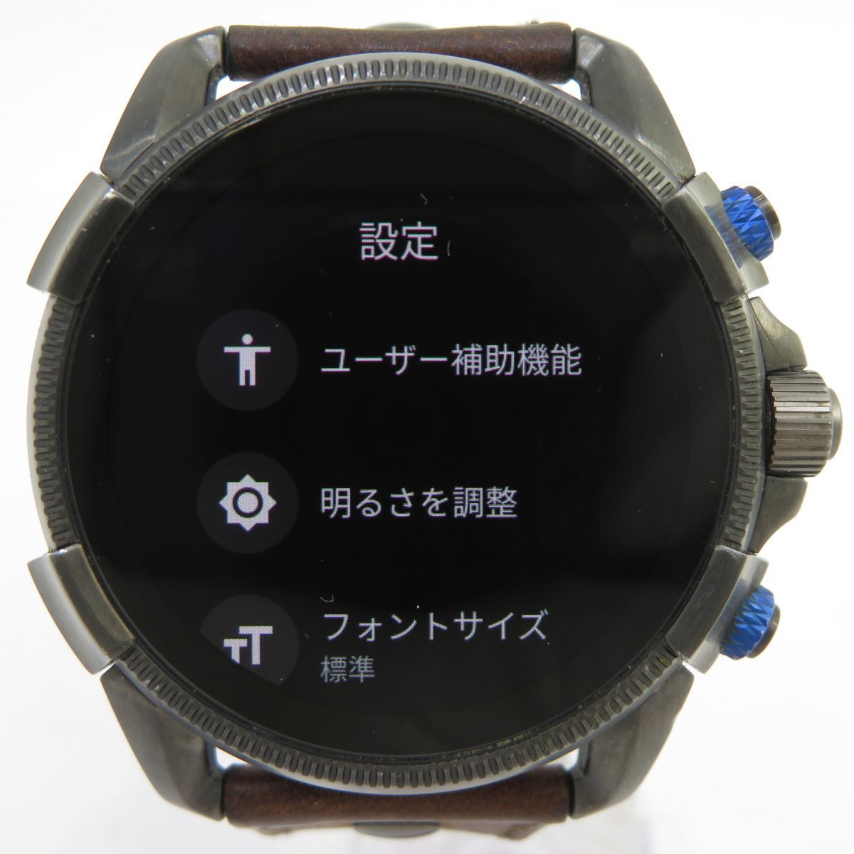 最終値下げ スマートウォッチ ON DIESEL 115 ブラウン ※中古/現状品