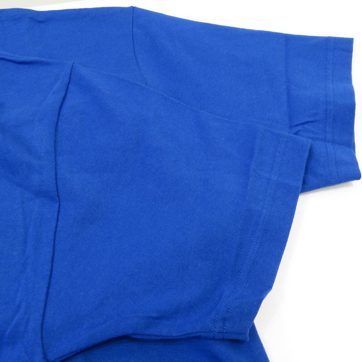 130【未使用】VLANK CONCEPT WEAR ブランクコンセプトウェア Tシャツ 半袖 サイズ1 ブルー_画像5