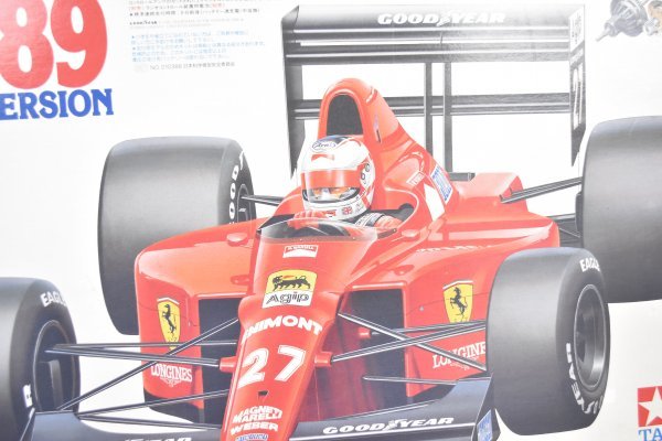 当時物 タミヤ 1/10 フェラーリ F189 後期型 フォーミュラ1 元箱 1990年代 FERRARI 電動 RC インテリア ディスプレイ オブジェ 模型Ke-342S_画像3