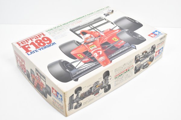 当時物 タミヤ 1/10 フェラーリ F189 後期型 フォーミュラ1 元箱 1990年代 FERRARI 電動 RC インテリア ディスプレイ オブジェ 模型Ke-342S_画像6