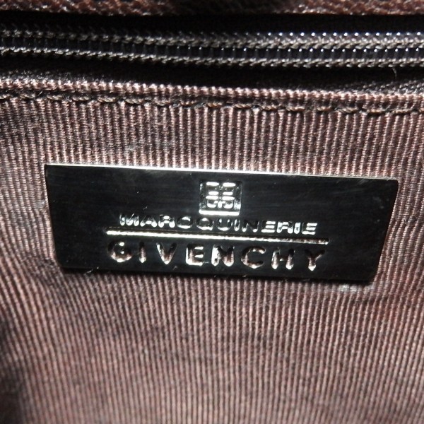 美品★GIVENCHY 総ロゴ 編み込み 山羊革 レザー ハンドバッグ トートバッグ ヴィンテージ ジバンシィ ジバンシー★_画像8