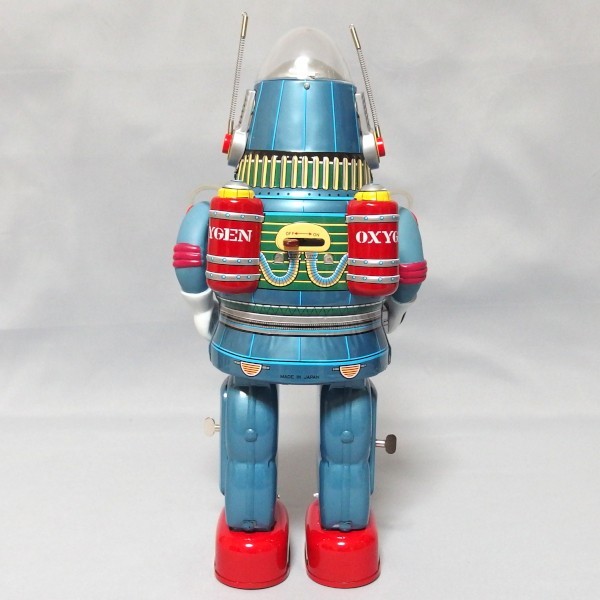 動作品★The TIN AGE Collection ASTRONAUT 復刻 大阪ブリキ玩具資料室 外箱 カード付き アストロノート 宇宙飛行士★の画像3