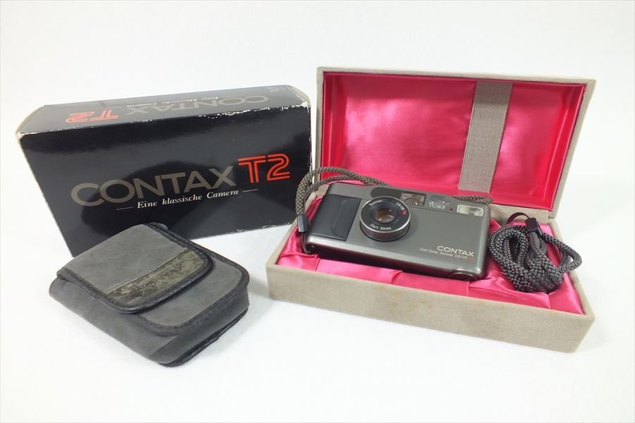 お気に入り】 元箱付き コンパクトカメラ T2 コンタックス CONTAX