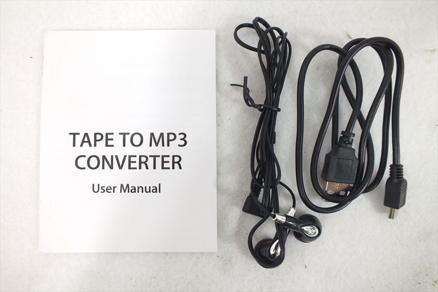 □ メーカー不明 CASSETTE TO MP3 CONVERTER 取扱説明書有り 元箱付き 中古 現状品 230901Y6714_画像10