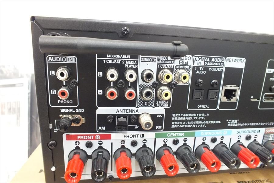◇ DENON デノン AVR-X1700H アンプ 取扱説明書有り 元箱付き ◇ DENON デノン AVR-X1700H アンプ 取扱説明書有り 元箱付き