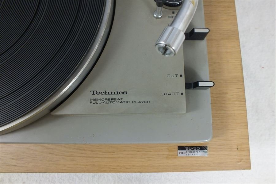 ★ Technics テクニクス SL-35 ターンテーブル 中古 現状品 231001A8141_画像3