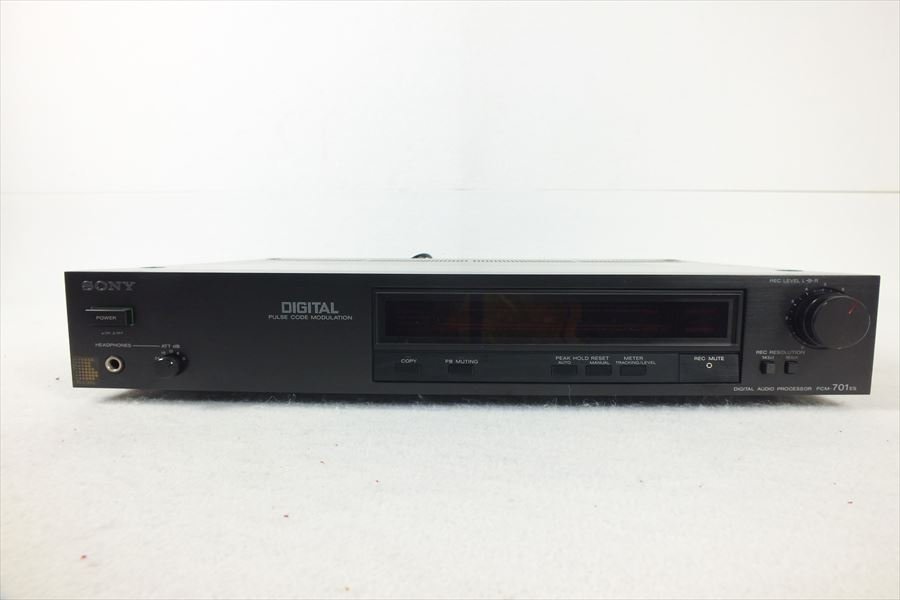 ★ SONY ソニー PCM-701ES プロセッサー 中古 現状品 231001N3302_画像2