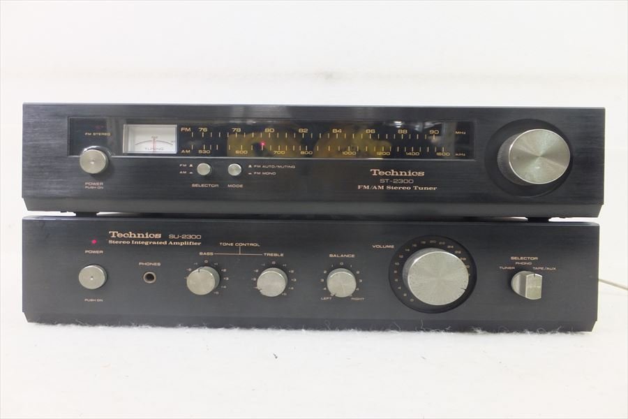 ▼ Technics テクニクス ST-2300 SU-2300 アンプ・チューナーセット 中古 現状品 230905K2358_画像2