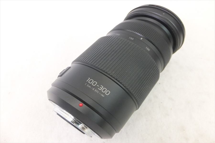 ▼ Panasonic パナソニック LUMIX レンズ G VARIO 4.0-5.6/100-300 取扱説明書有り 元箱付き 中古 231005A1102_画像7