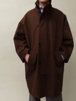 mfpen　Johnston Coat エムエフペン　ジョンストンコート　SIZE S ブラウン　ユニセックス_画像1