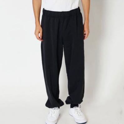 UNIVERSAL PRODUCTS　RUSSELL SWEAT PANTS ユニバーサルプロダクツ　スウェットパンツ BLACK 1LDK SIZE3_画像2