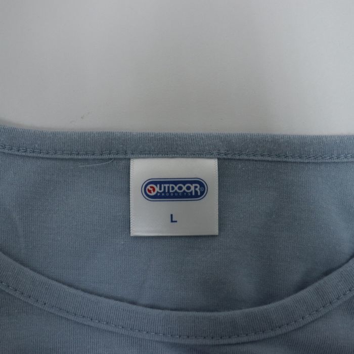  уличный футболка с длинным рукавом графика T.. Night одежда женский L размер голубой OUTDOOR