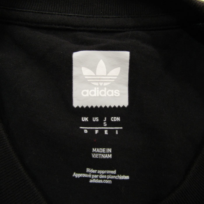 アディダス 半袖Tシャツ グラフィックT コットン100% スポーツウエア メンズ Sサイズ ブラック adidasの画像2