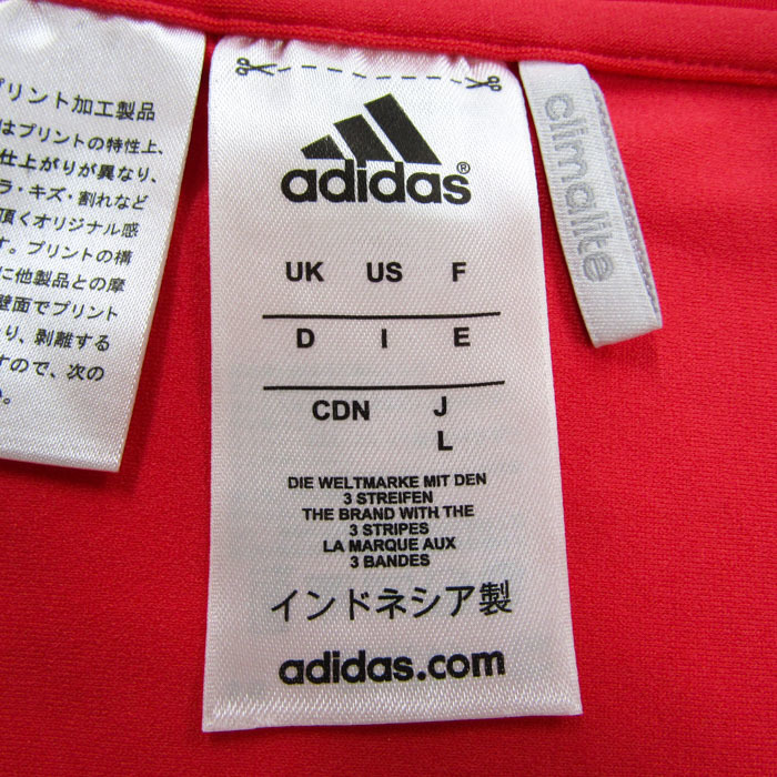 アディダス 半袖Tシャツ クライマライト ストレッチ スポーツウエア レディース Lサイズ レッド adidasの画像9