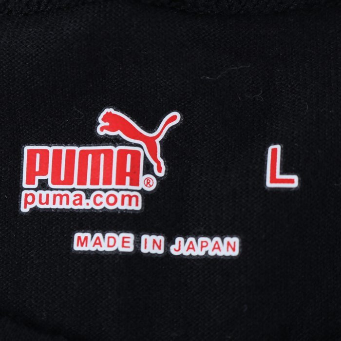 プーマ Tシャツ 半袖 コットン100% トップス スポーツウエア 日本製 黒 レディース Lサイズ ブラック PUMA_画像3