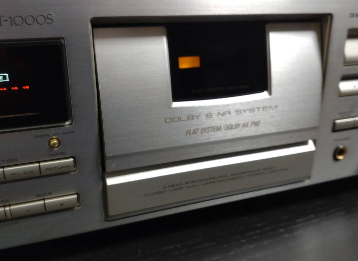 【動作品・美品】PIONEER・パイオニア ★ T‐1000S ★ ３ヘッド・Dolby B/C/S・高級ステレオカセットデッキ★【リモコン付き】_画像6