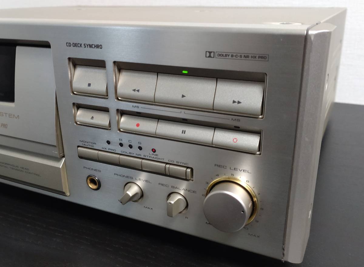 【動作品・美品】PIONEER・パイオニア ★ T‐1000S ★ ３ヘッド・Dolby B/C/S・高級ステレオカセットデッキ★【リモコン付き】_画像5