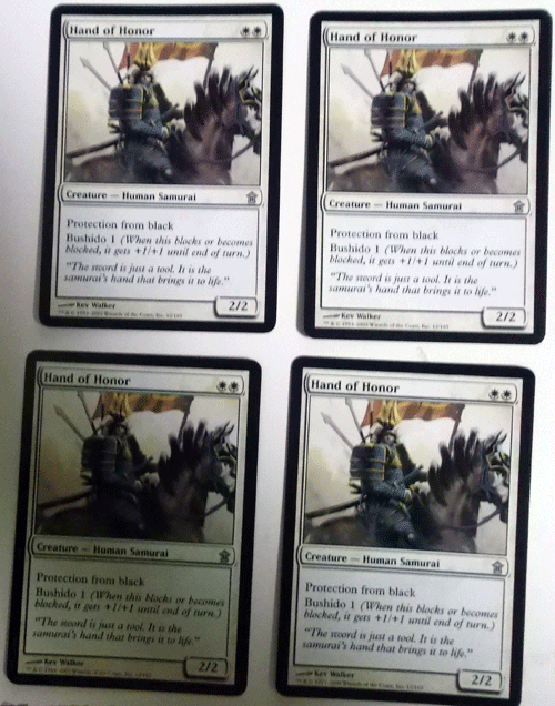 MTG 英語/4枚セット/Hand of Honor(名譽(yù)の手)/神河救済/アンコモン