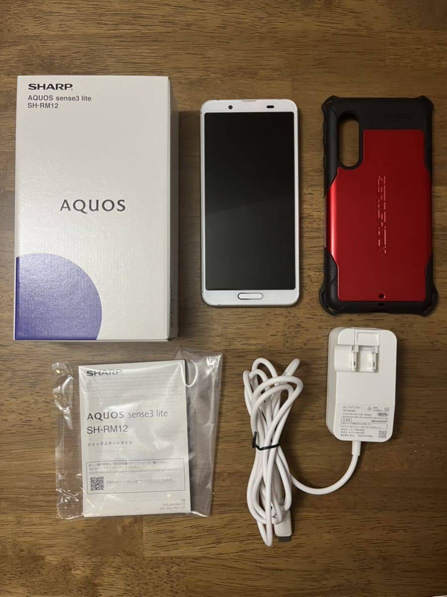 経典ブランド 【中古美品】AQUOS sense3 おまけでZENROSHOCKケース付き