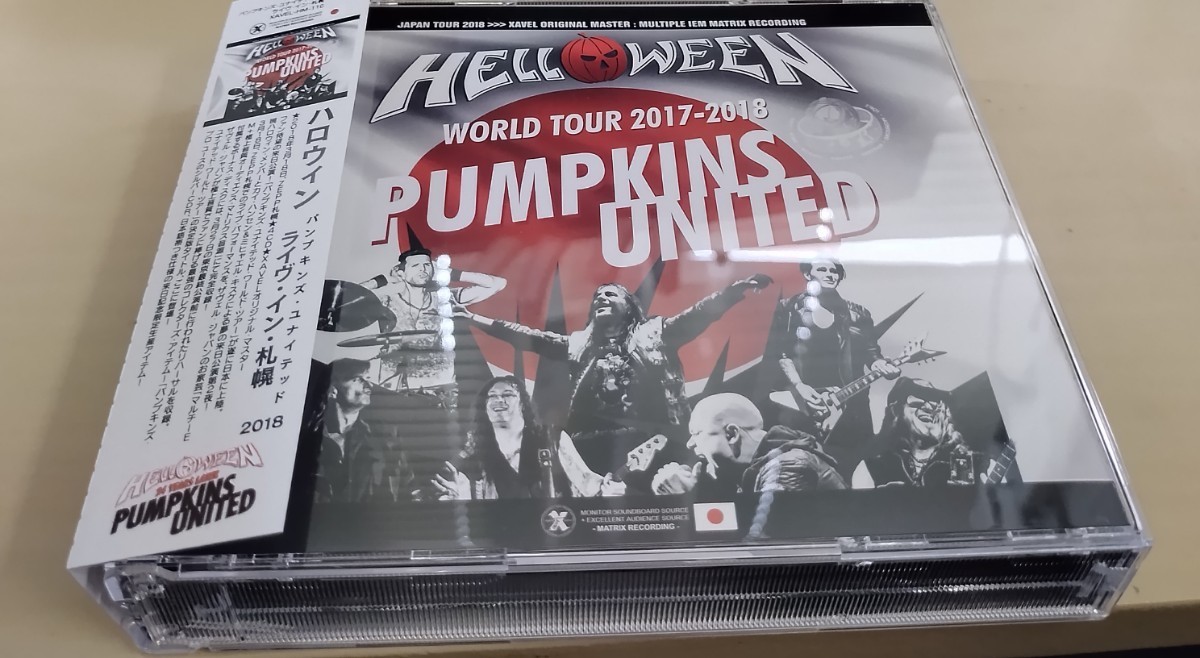 送料無料 Helloween (3CD＋ボーナス) Pumpkins United in Sapporo_画像1