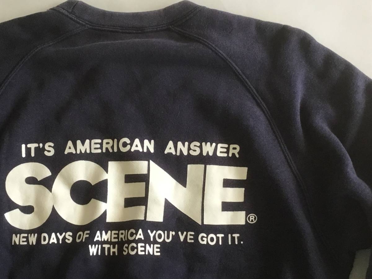 送料無料！昭和 レトロ アイビー VAN JAC SCENE IT'S AMERICAN ANSWER バックロゴトレーナー / VAN JACKET ヴァンヂャケット スウェット_画像9