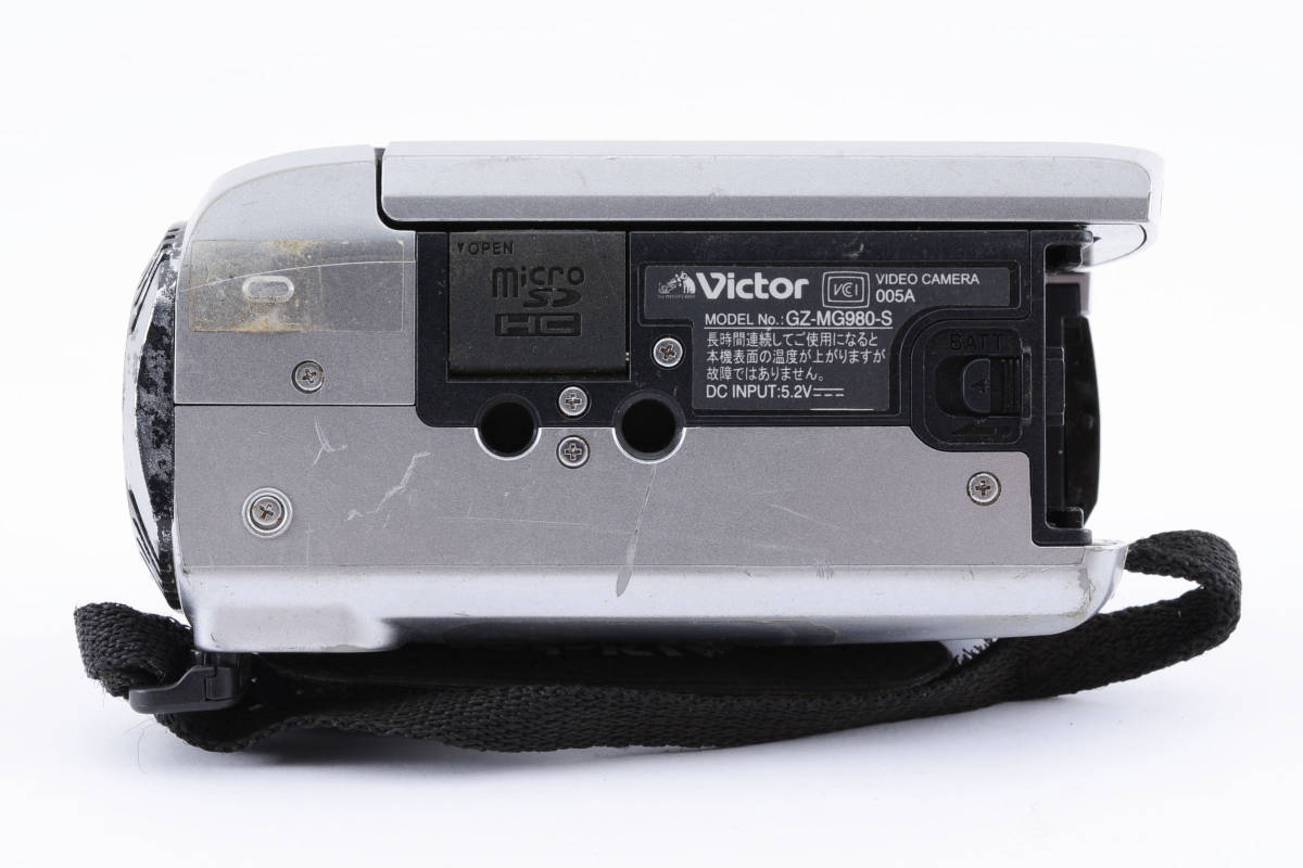 ★動作品★ Victor JVC Everio GZ-MG980-S ビクター デジタルビデオカメラ_画像7