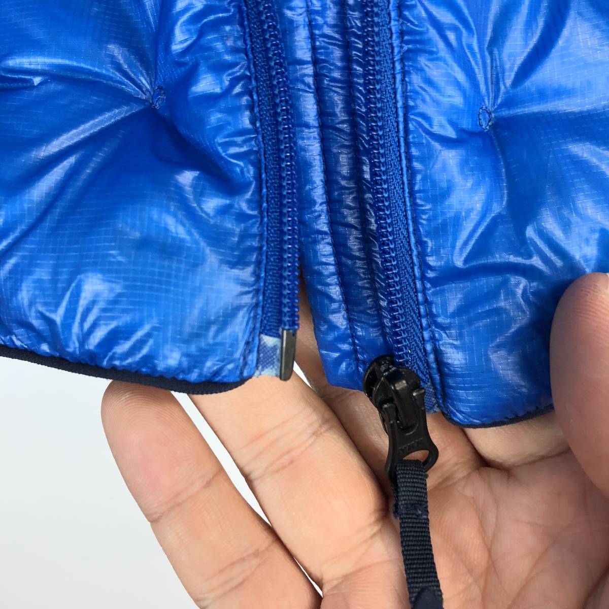 THE NORTH FACE ND91603 Leopard Jacket ノースフェイス レオパードジャケット ダウンジャケット ダウンパーカー ブルー Sサイズ