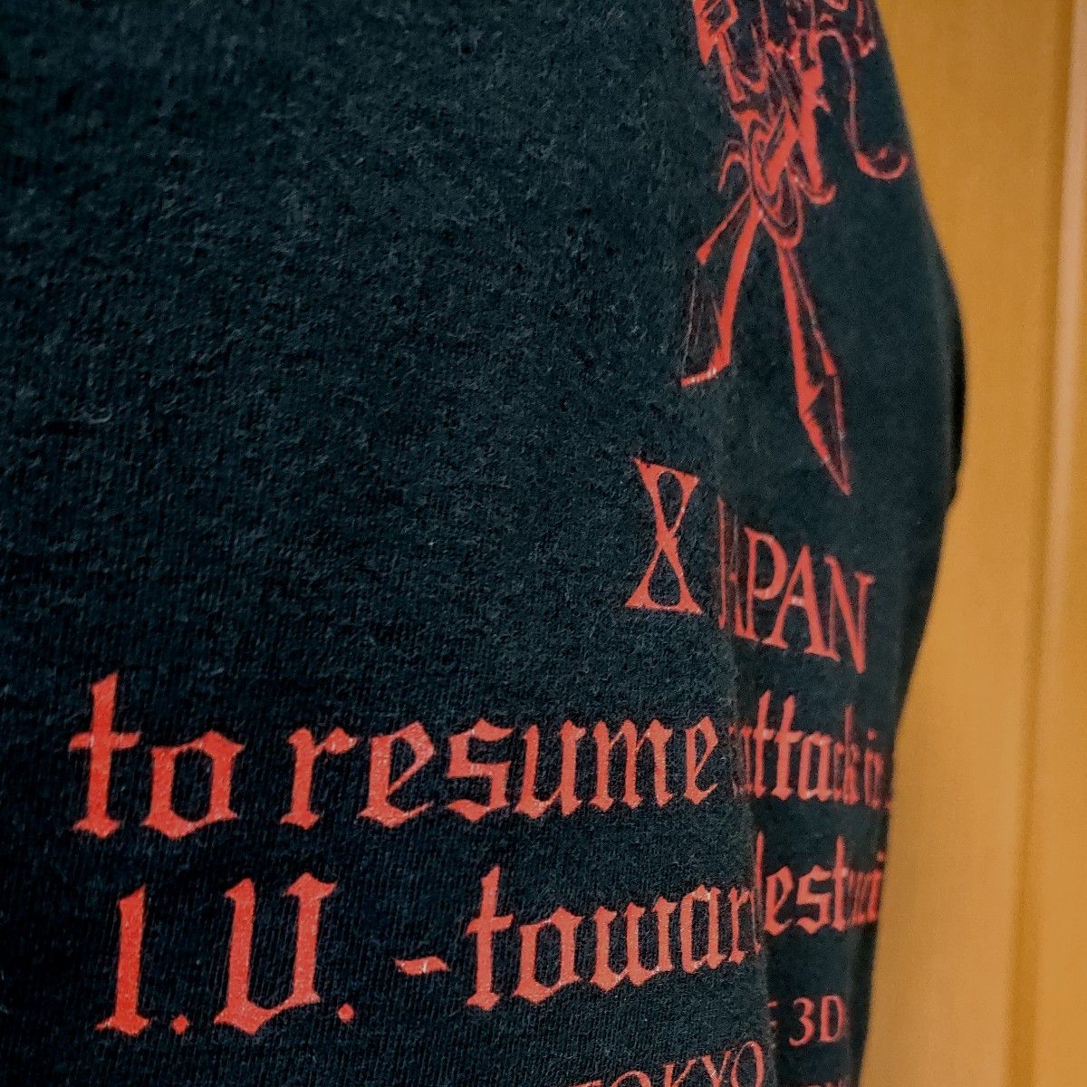 X JAPAN TシャツSS ブラック 「X JAPAN 攻撃再開 2008 I V X JAPAN TシャツSS ブラック 「X JAPAN 攻撃再開 2008 I V