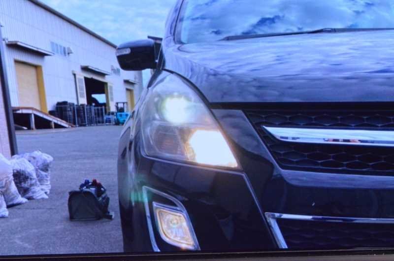 MPV 後期(LY3P) 純正 スタンレー 破損無 取付OK 動作保証 右ヘッドライト HID バラスト レベライザー付 キセノン P5620 s000770_画像10