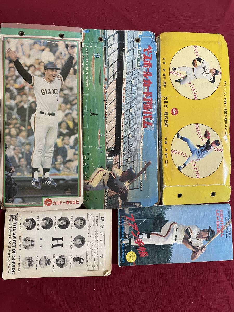 ラウンド 【220枚アルバム付き】カルビー プロ野球カード 1976年 〜77