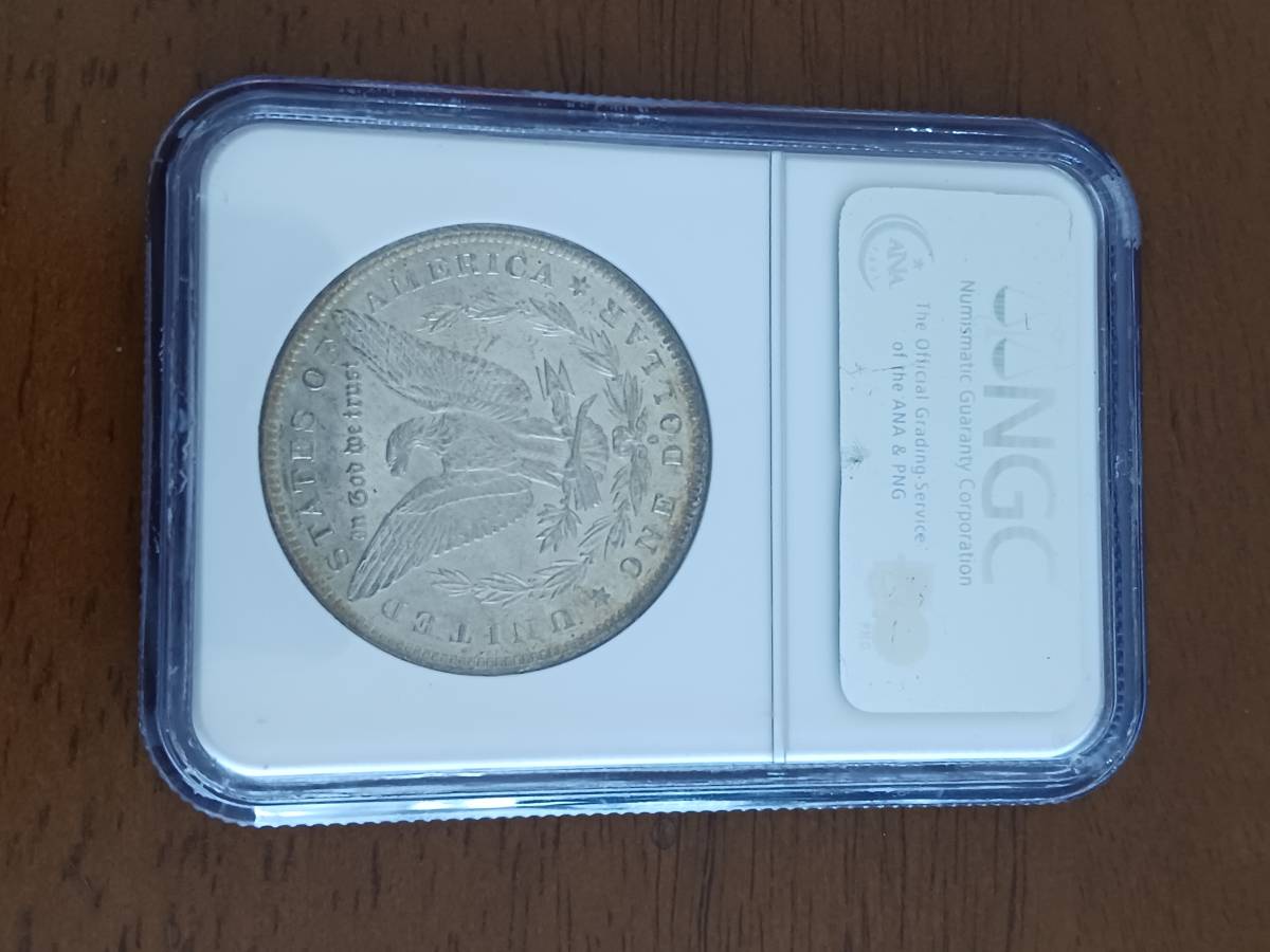 ★米国★MORGAN DOLLAR・モルガンダラー★1884年Oミント・ニューオリンズ★NGC―MS62未使用★_画像9