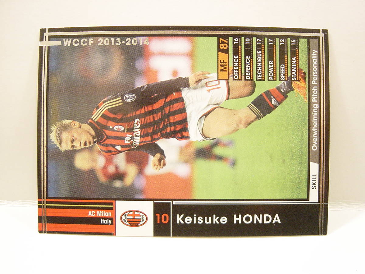 WCCF 2013-2014 SP чёрный ke стул ke* Honda Honda ..1986 Keisuke Honda AC Milan 13-14 огромный pa-sonaliti