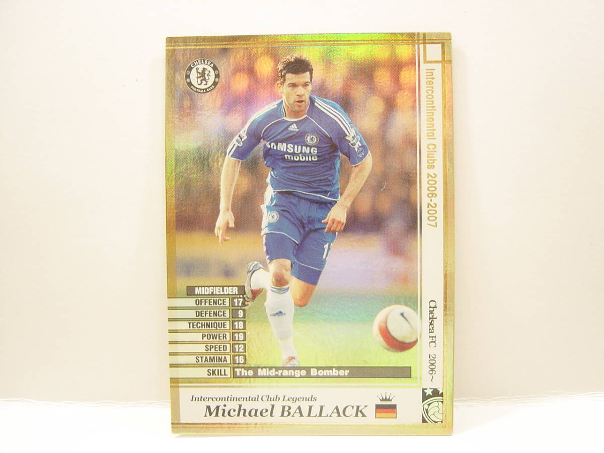 ■ WCCF 2006-2007 LE ミヒャエル・バラック　Michael Ballack 1976 Germany　Chelsea FC 2006-2010 Legends_画像1