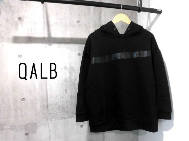 新品/QALBカルブ/no mercy プルオーバー パーカー1/ドロップショルダー