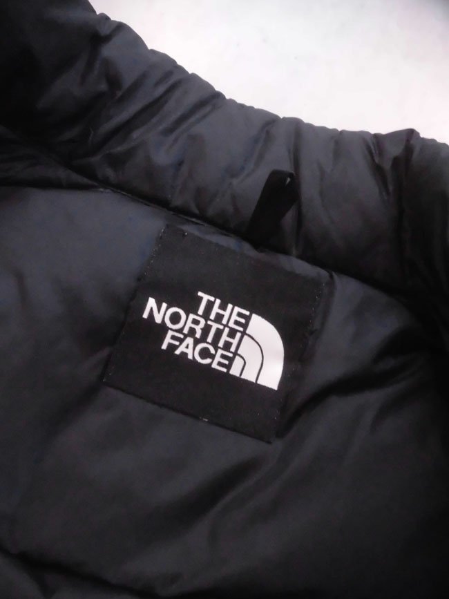 THE NORTH FACE ノースフェイス NF004AM NUPTSE VEST ヌプシ ダウンベスト/メンズ XL程度/ダウンジャケット/黄 黒/90s_画像9
