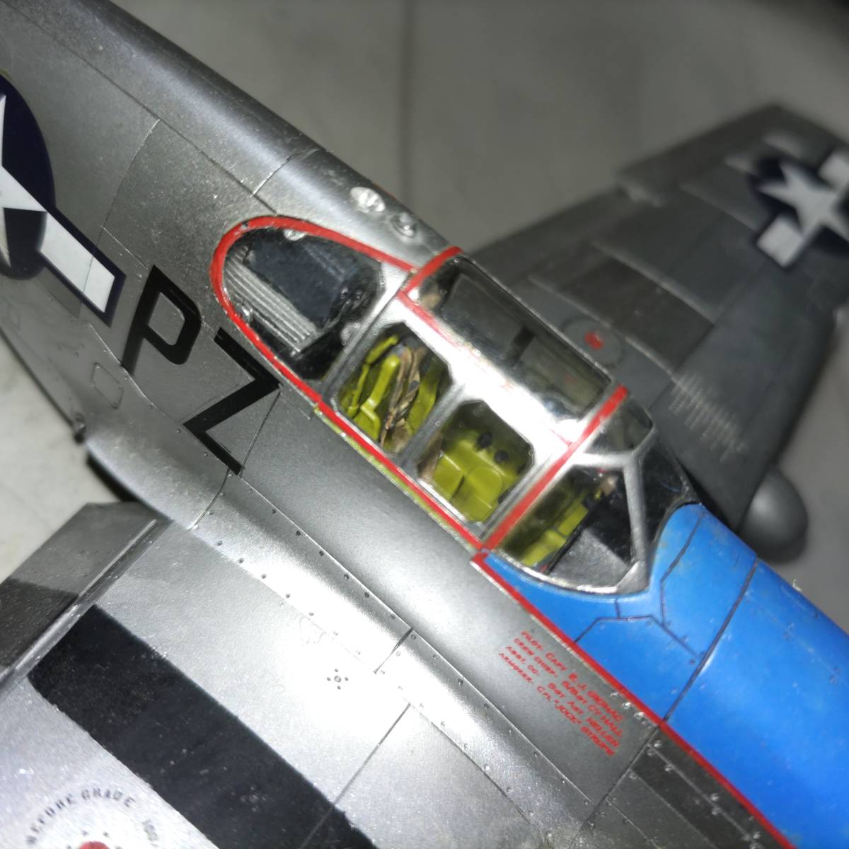 1/48 アメリカ陸軍　P-51B完成品_画像5