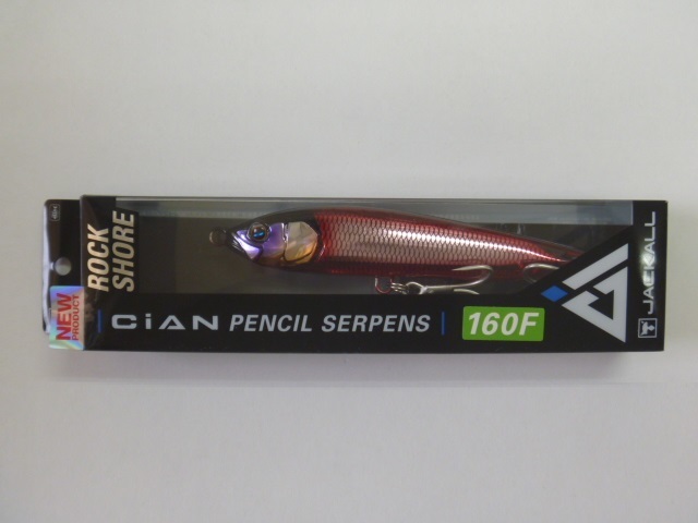 ジャッカル シアンペンシル サーペンス 160F #パッションレッド (CiAN PENCIL SERPENS)_画像1