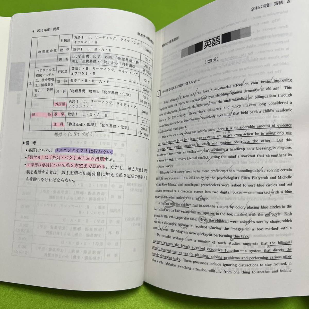 【翌日発送】　赤本　熊本大学　理系　医学部　2007年～2021年 15年分_画像7