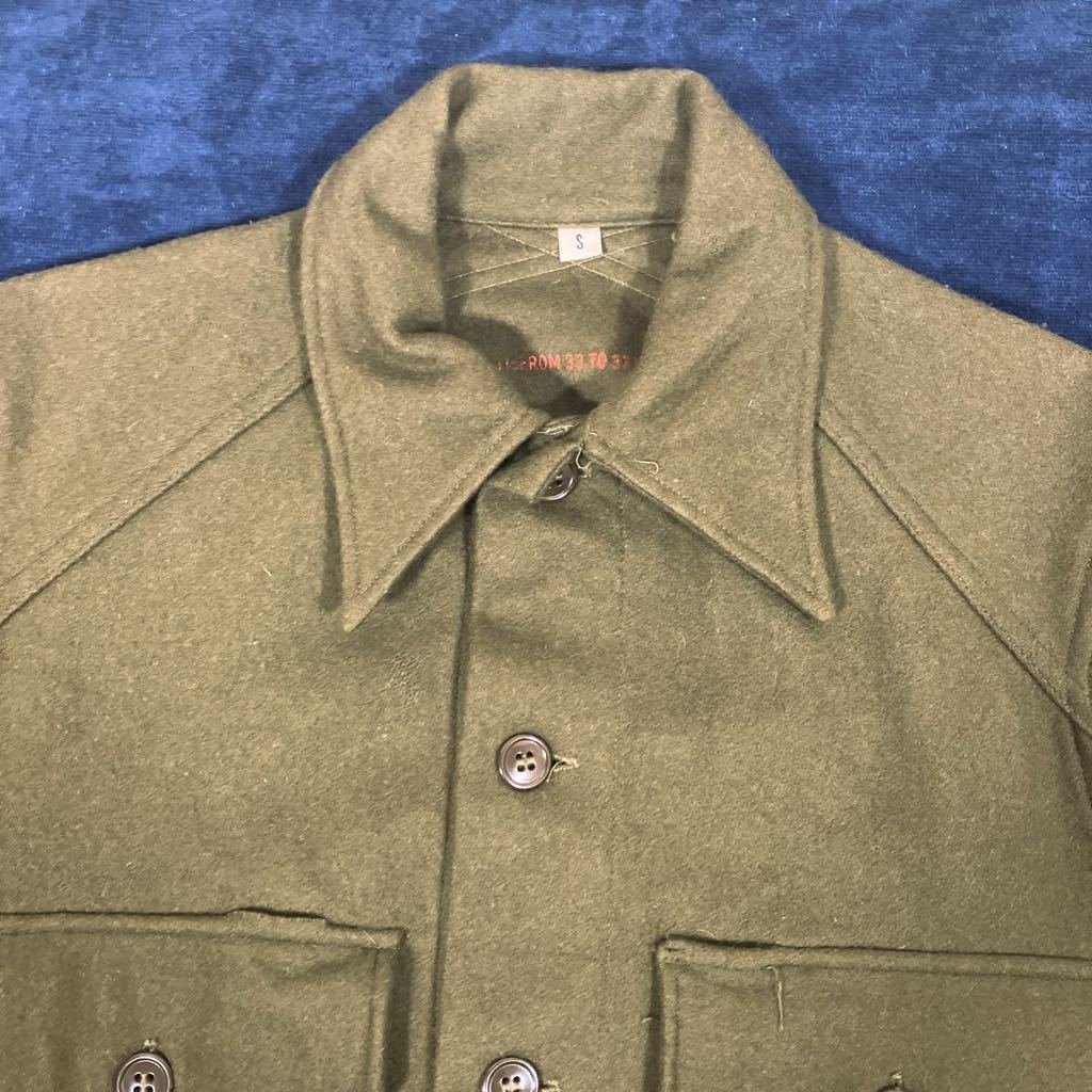 ヴィンテージ 米軍実物 OG-108 ウールシャツ 50年代 サイズS 古着_画像2