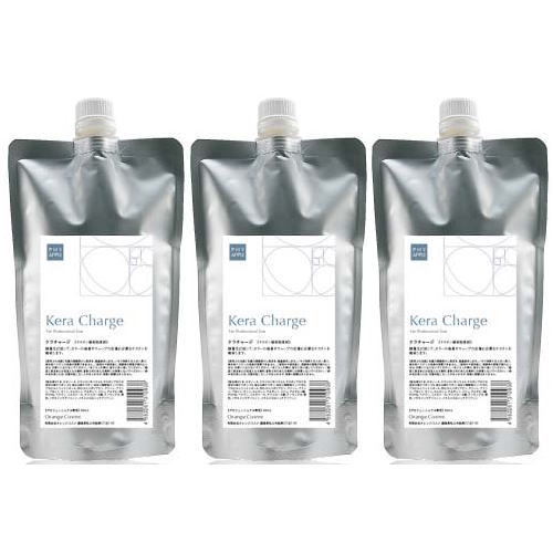 オレンジコスメ ファイアプリ ケラチャージ 400ml レフィル 3個セット-